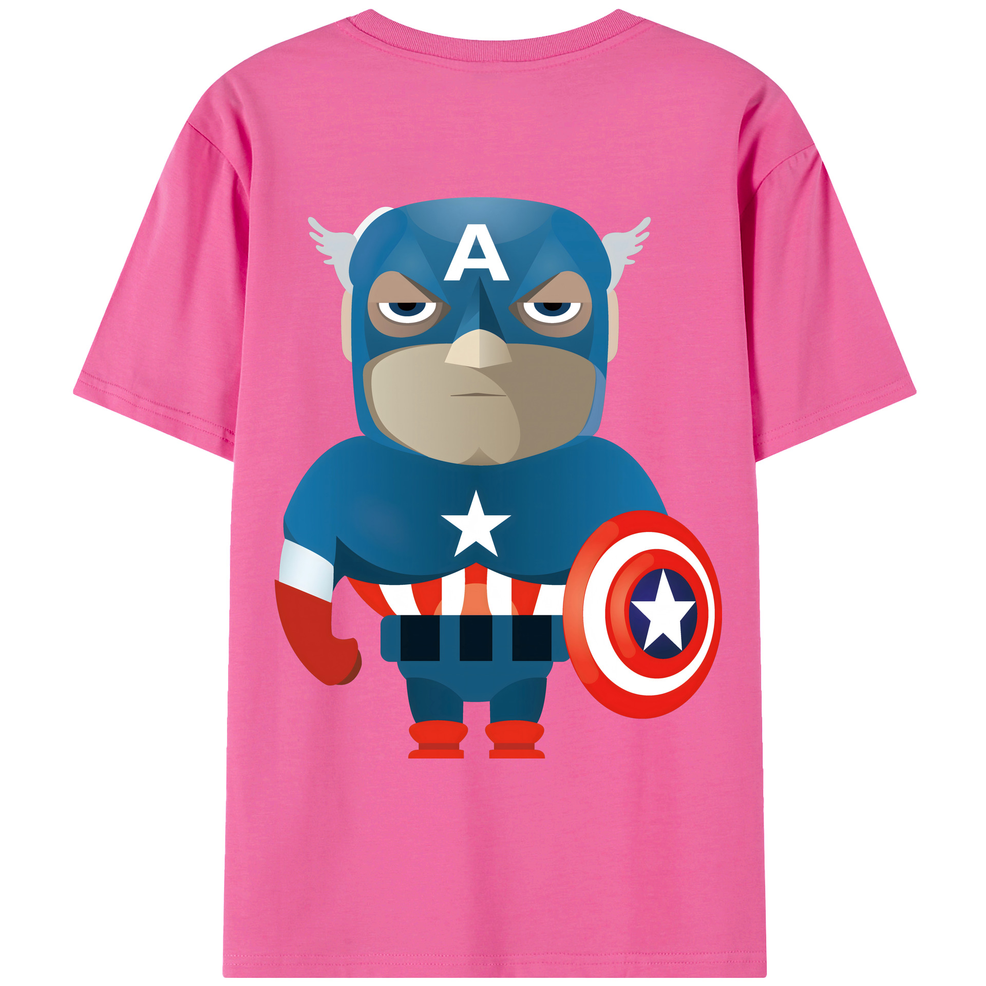 （画像用） アベンジャーズ The Avengers レディース半袖Tシャツ(バックプリント)